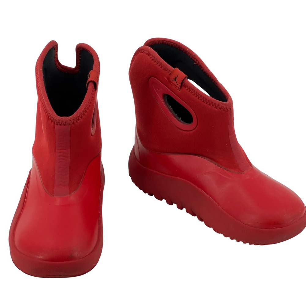 Air Jordan Lil Drip Rain Boots Kids Size 10 Childrens Little Boys Girls Neoprene